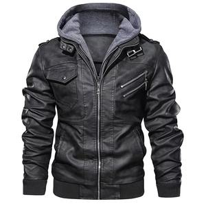 Nouvelle veste en cuir pour hommes de haute qualité pour motard matériau de qualité supérieure en peau d'agneau véritable vieilli-prix de gros - Product Image 2