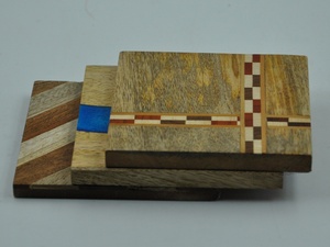 Juego de posavasos de resina epoxi redondos cuadrados personalizables de alta calidad con almohadillas de cocina fijadoras - Product Image 6