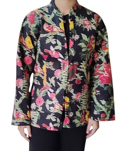 Fabricant et grossiste de vestes matelassées veste en coton réversible manteau réversible cadeau de demoiselle d'honneur manteau d'extérieur - Product Image 1