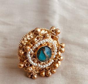 Classique traditionnel porter à la main Fusion plaqué or bague élégante pour les mariages fêtes fiançailles porter pour les femmes - Product Image 6