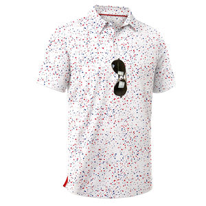 Polos de Golf Personalizados con Logotipo, Lisos, Teñidos, de Color Sólido, de Poliéster, de Secado Rápido, Corte Regular, Absorben la Humedad, Manga Corta con Cuello - Product Image 1