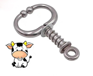 Anneau de support de nez vétérinaire de haute qualité en acier inoxydable Support de nez de taureau vétérinaire - Product Image 2