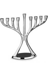 Plata sólida brillante 9 brazos Menorah hecho a mano mejor Metal sin llama personalizado candelabro de Metal precio bajo hogar Metal - Product Image 6