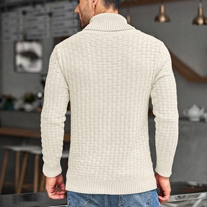Respirant 2024 pull homme col rond imprimé pull vente en gros prix broderie personnalisée logo hommes pull prix abordable - Product Image 3