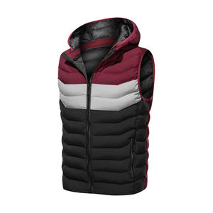 Chaleco Acolchado Personalizado para Hombre al por Mayor 2026, Chaleco Sin Mangas con Logotipo Personalizado, Chaqueta Corta de Diseño Nuevo, Ropa de Abrigo de Invierno - Product Image 3