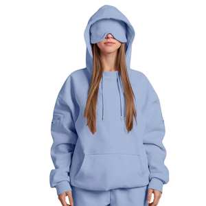 Women Cropped Boxy 500 GSM Distressed Applique Patch Embroidered Embroidery Acid Wash Zip up Hoodie - Product Image 6