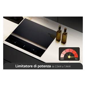 Placa de Inducción Inteligente CCI7Z2438BA de 4 Zonas y 60 cm, Color Negro, con 4 Zonas de Cocción por Inducción - Product Image 4