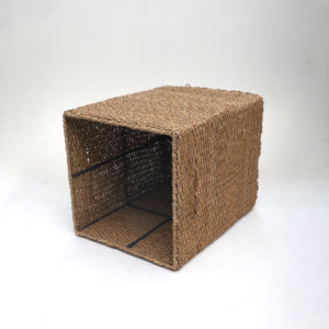 Elegant Handwoven Seagrass <b>Laundry</b> <b>Basket</b> for Modern Homes Natural Texture Durable Design Perfect for Bedroom Bathroom - Product Image 3