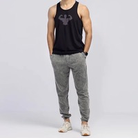 Débardeur pour homme avec logo personnalisé du meilleur fabricant Gym Fitness Workout Shirt Spandex Custom Design Men Tank Top Singlet