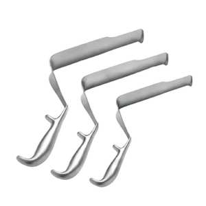 Pelvis retractor deep surgery 3 pcs set <b>orthopedic</b> <b>surgical</b> <b>instruments</b> for bone and trauma procedures - Product Image 4