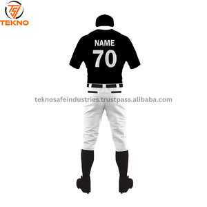 เสื้อเบสบอลทำเองผ้าโพลีเอสเตอร์เสื้อทีมชุดเบสบอลตรายี่ห้อส่วนตัว - Product Image 5