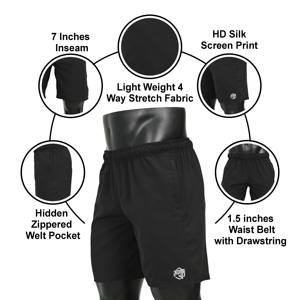 Blaze Fight Wear Short de sport pour hommes personnalisé High Street XS Taille Solide Compression Sueur Entraînement Entraînement Sports athlétiques - Product Image 5