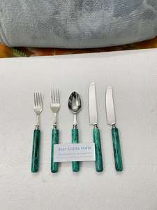 Vaisselle pour événements, dîners, couverts, vente chaude, couverts réutilisables, polis brillants, pour restaurants et hôtels, ensembles de couverts - Product Image 2