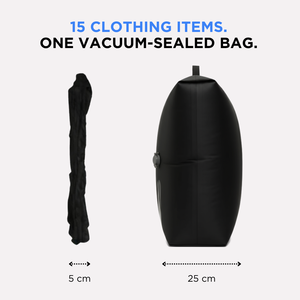 Organizador de Ropa Plegable y Funcional, Compresible al Vacío, Kit de Viaje con Cierre de Cremallera, Material Plástico y Tela, para Dormitorio y Cocina - Product Image 4