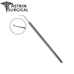 GRAETHER, eje recto Manual, 5 botones de cuello, equipo oftálmico de acero inoxidable, superficie posterior rugosa, seguridad MOL - Product Image 1