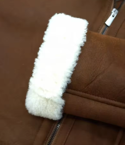 Manteau d'hiver en fausse fourrure pour hommes, décontracté, épais, chaud, extérieur, moto, grande taille, en cuir véritable, veste pour hommes. - Product Image 3