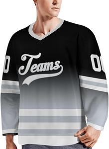 Camisetas de hockey sobre hielo de calidad superior, venta al por mayor, ropa de equipo personalizada, impresión sublimada OEM, Edición Profesional, tela duradera de secado rápido - Product Image 2