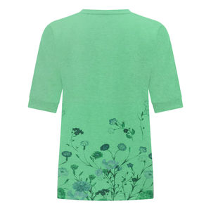 T-shirt pour femme à prix abordable, impression par sublimation, séchage rapide, anti-plis, durable, antibactérien, respirant, couleurs et tailles personnalisables, OEM - Product Image 6