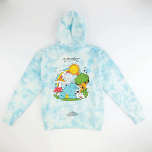 Sweat à capuche à manches longues personnalisé 100% coton pour hommes Hip Hop Western Cartoon imprimé mode sweat brodé pull à capuche - Product Image 4