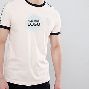 T-shirts pour hommes en coton surdimensionné coupe ample T-shirt délavé personnalisé Chemises décontractées à manches courtes Tops USA Wholesale Ringer T Shirts - Product Image 6