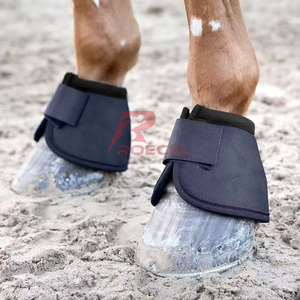Botas de campana de protección para piernas de caballo con logotipo personalizado de alta calidad, productos al por mayor, botas de caballo, botas de campana para montar a caballo - Product Image 4