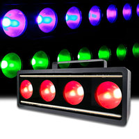 Strobo LED Matriks 4 Mata Profesional 400W RGBW LED DMX512 RDM Efek Wash untuk Panggung Klub Malam, Acara, Pertunjukan DJ, Disko, Gereja