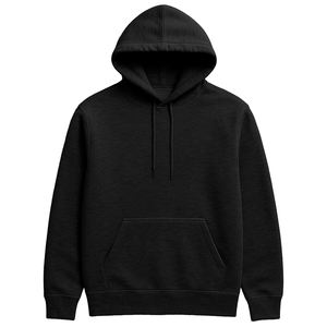Sweat à capuche pour homme Pull oversize en coton polaire Sweat à épaules tombantes Logo personnalisé Streetwear d'hiver Chaud Look tendance - Product Image 1