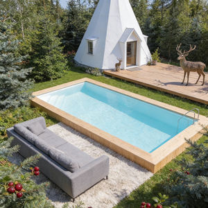 Piscine en fibre de verre, piscine souterraine, piscine de natation, acheter une piscine, piscine souterraine, piscine intérieure, piscine - Product Image 5