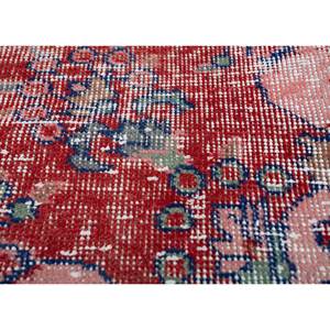 Vintage Large Area Hand Knotted <b>Wool</b> Rugs <b>Red</b> & Orange Medallion Pattern for Home Living Room or Hallway-Pae-2527 - Product Image 3