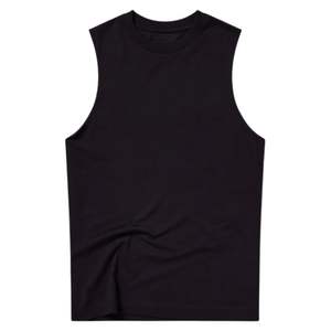 Camiseta sin mangas de gran tamaño para hombre con estampado de logotipo en la parte delantera y trasera, camisa musculosa de algodón suave para gimnasio para ropa de calle y looks de verano - Product Image 5
