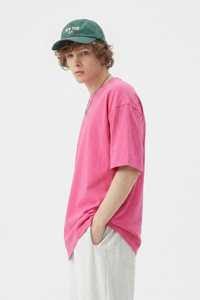 T-shirt unisexe streetwear coupe boxy, t-shirt court épais, t-shirt graphique en coton, t-shirt oversize - Product Image 4