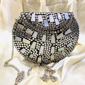 Bolso de mano de resina de moda hecho a mano de diseño único personalizado de calidad superior, monedero de noche, forma personalizada - Product Image 4