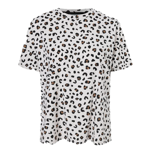 Camiseta de manga corta con estampado de leopardo para mujer, Camiseta de cuello redondo, camiseta de secado rápido de primera calidad, diseño único, gran oferta - Product Image 6