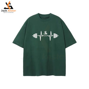 เสื้อยิมออกกำลังกายขายส่งยอดนิยม ดีไซน์ระบายอากาศได้ดี คุณภาพเยี่ยม ทรงเข้ารูปเน้นกล้ามเนื้อ ผ้าคอตตอนหนานุ่ม ทรงไหล่ตก เสื้อยืดยกน้ำหนัก - Product Image 6