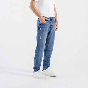 กางเกงยีนส์ขายาวสำหรับผู้ชายกางเกงผ้ายีนส์สำหรับทนทาน - Product Image 4