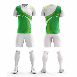 Ensemble d'uniformes de football haute performance pour les équipes et les clubs en bleu |   Uniforme de football pour équipe, tailles hommes, femmes et jeunes, design unique - Product Image 1