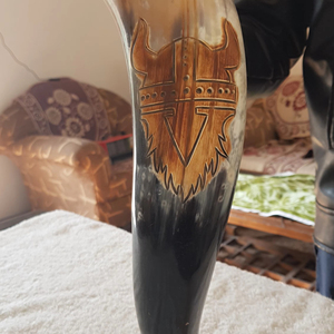 แก้วน้ำวีกิ้งอินเดีย ทำจากวัสดุธรรมชาติ เป็นมิตรกับสิ่งแวดล้อม ทนทาน คุณภาพสูง ขัดเงาอย่างดี - Product Image 1