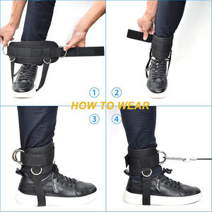 Nouveau style de sangles de cheville avec logo imprimé Bandes de résistance pour entraînement intensif en salle de sport à vendre - Product Image 5