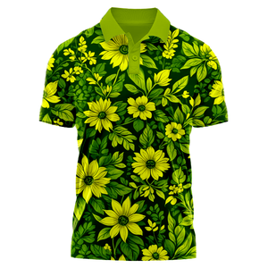 Polo de golf de poliéster de manga corta de calidad de lujo para hombres con bordado personalizado e impresión de logotipo - Product Image 6