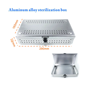 Caja de Esterilización Edgeco de Calidad Premium, Caja de Desinfección de Acero para Instrumentos Quirúrgicos, Caja de Cirugía con Certificación CE Clase I - Product Image 2