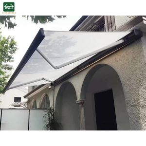 Toldos parasol para ventana de puerta delantera residencial personalizados OEM toldos de aluminio retráctiles plegables para terrazas - Product Image 1