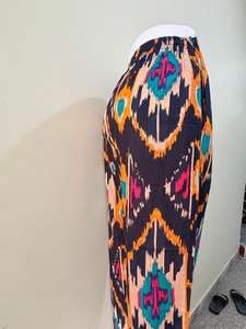 Pantalon imprimé jungle bohème vert paradis 100% coton pantalon de salon jardin exotique pantalon à cordon - Product Image 3