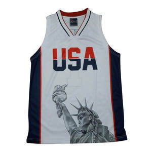 Maillot de basket-ball américain personnalisé de qualité supérieure 100% polyester sublimé fournisseur de maillot de basket-ball pour hommes du Pakistan - Product Image 4