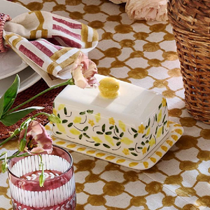 Pot à beurre en céramique de style dôme en grès moucheté, disponible à prix de gros, pot à beurre en céramique. - Product Image 6