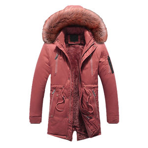 Veste parka longue décontractée pour homme, hiver, respirante, chaude, pour le travail et les loisirs - Product Image 1