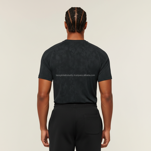 Camiseta Deportiva de Compresión Unisex Personalizada, Cuello Redondo, Manga Corta, Ajuste Ceñido, para Entrenamiento, Deporte, Atlética, Ligera - Product Image 2