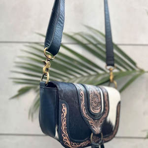 Bolso de Mano de Cuero Vacuno para Mujer, Nuevo Estilo, Más Vendido, Tamaño Adulto - Product Image 2
