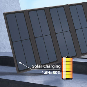 10000 мАч Складная портативная солнечная панель зарядное устройство 16 Вт Быстрая Зарядка Power Bank 1 Type-C <span class=keywords><strong>2</strong></span> USB-A порта IP65 Водонепроницаемый для телефона - Product Image 2