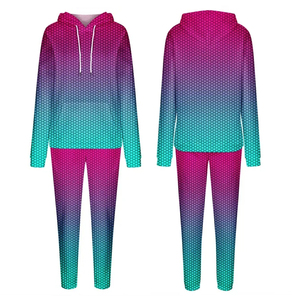 Wholesale Oversized Street Wear Running Jogging Training Wear Stylish Printed Breathable Tracksuits Set Use for Men - Product Image 4