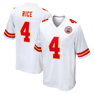 Maillots de football des Kansas pour hommes, 15 Patrick Mahomes, 9 JuJu Smith-Schuster, 87 Kelce, 10 Pacheco, cousus, VP Limited USA - Rouge - Product Image 5